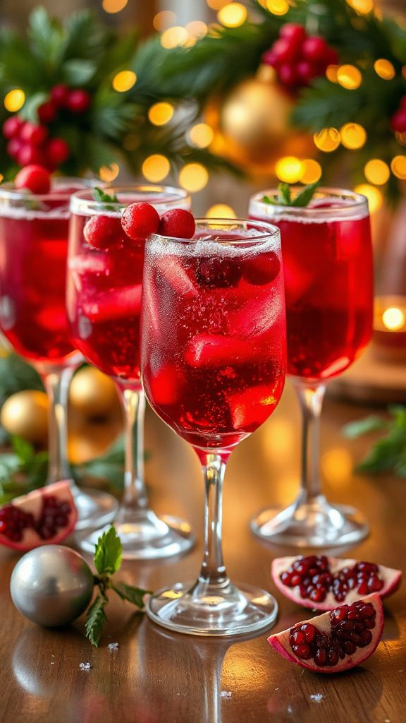 pomegranate cranberry cocktail recipe