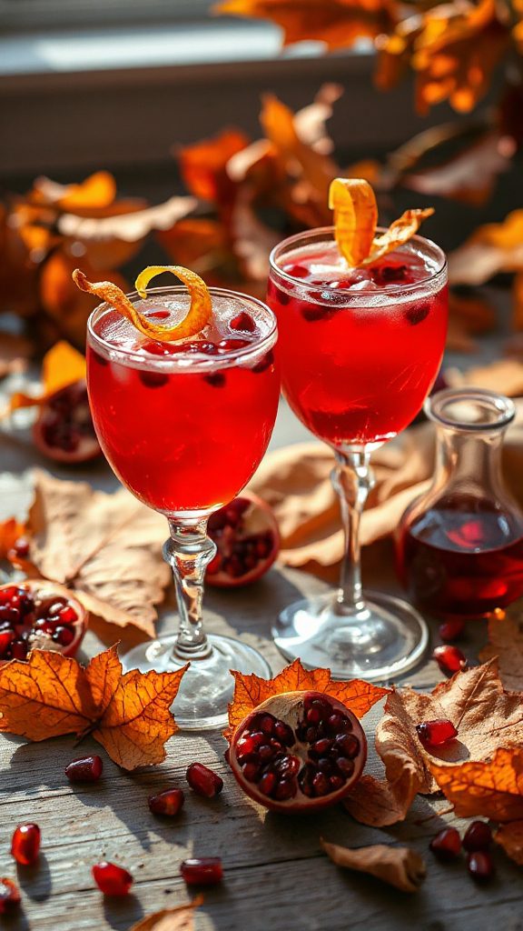 pomegranate elderflower cocktail recipe