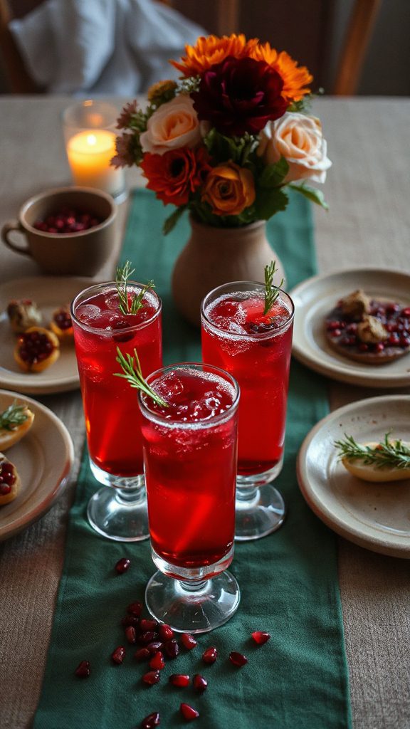pomegranate fennel autumn cocktail