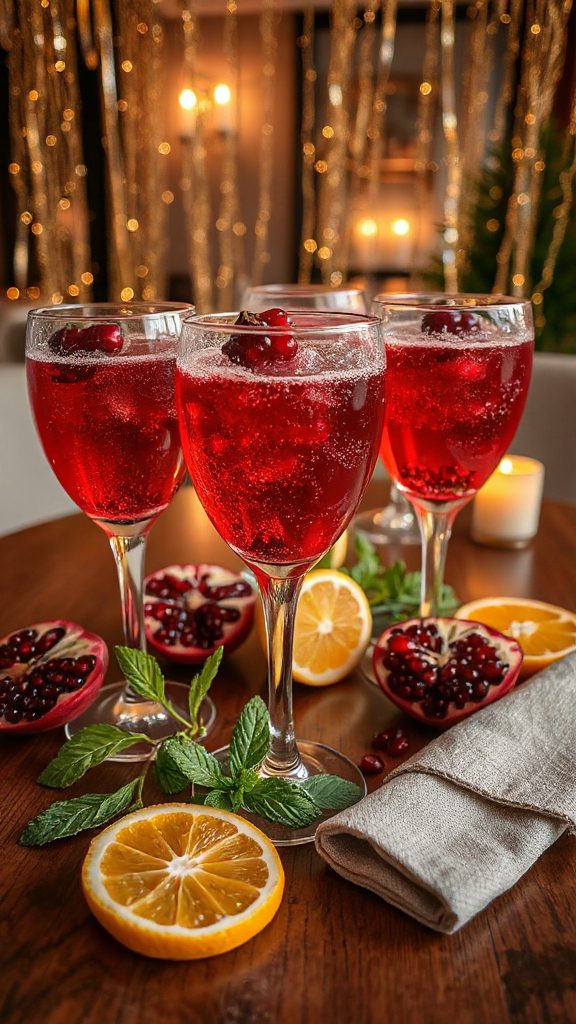 pomegranate fizz cocktail recipe