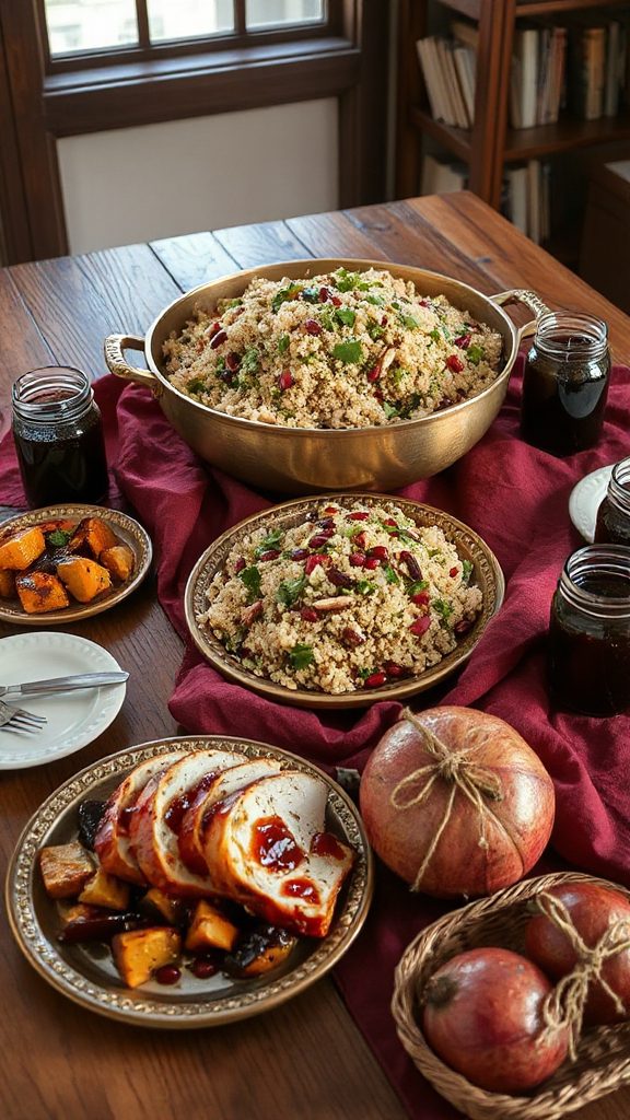 pomegranate herb couscous recipe