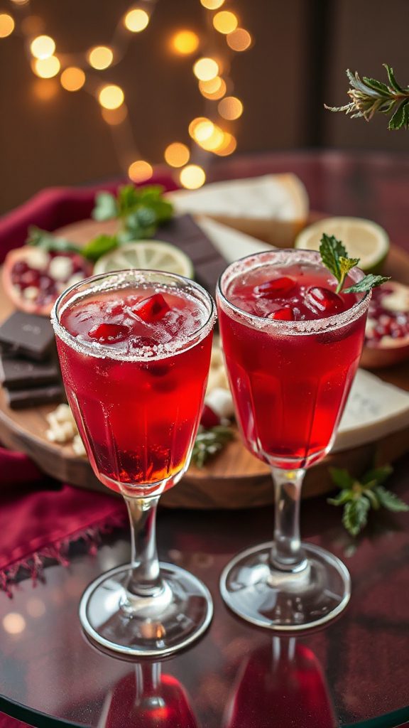 pomegranate margaritas holiday cocktail pomegranate margaritas holiday cocktail