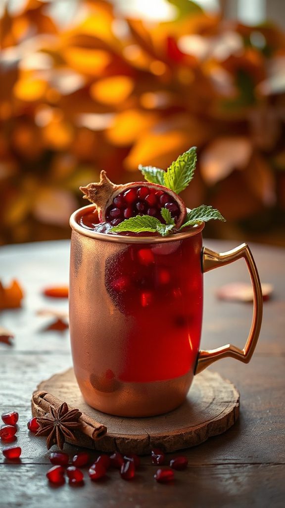 pomegranate mule cocktail recipe