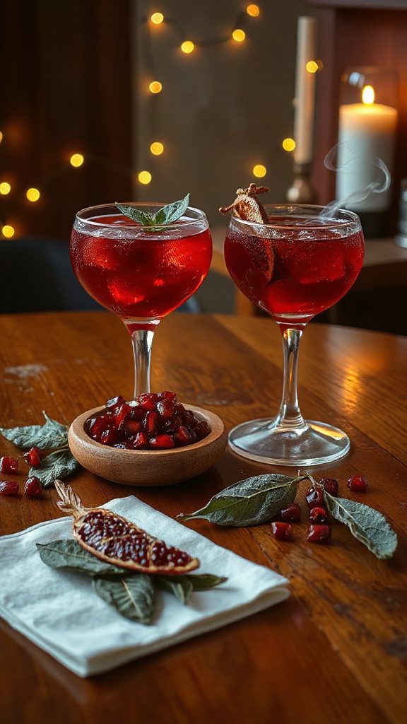 pomegranate sage cocktail recipe