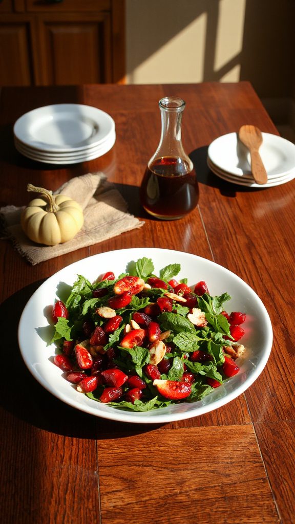 pomegranate salad with mahlab