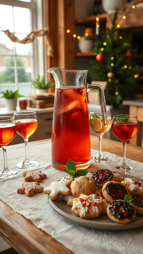 pomegranate sparkler cocktail recipe