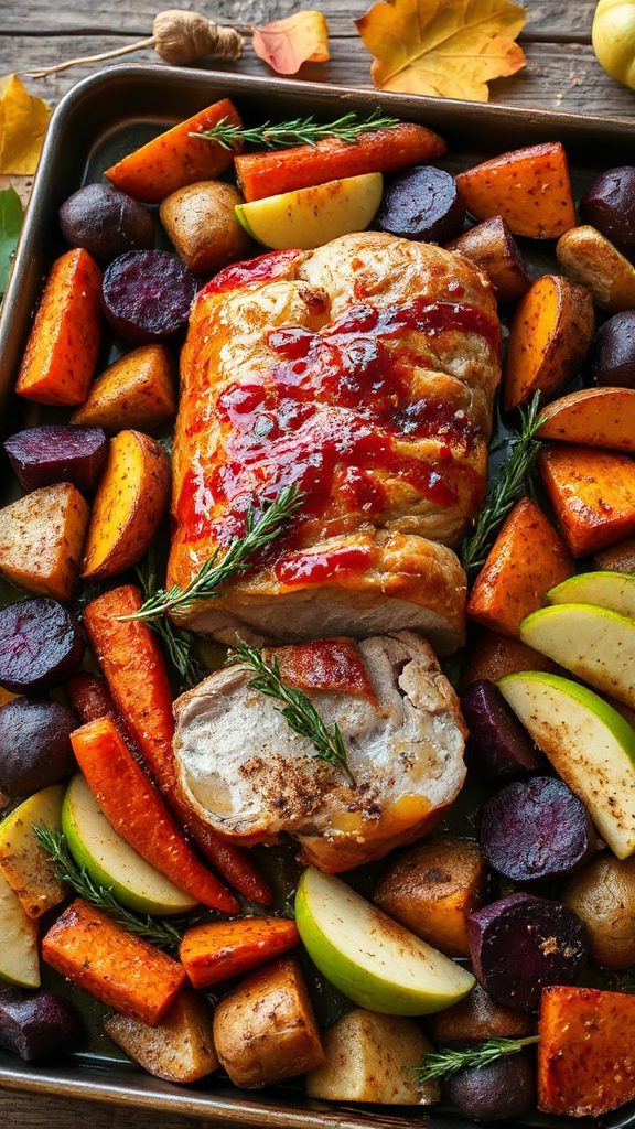 pork and vegetable sheet pan pork and vegetable sheet pan