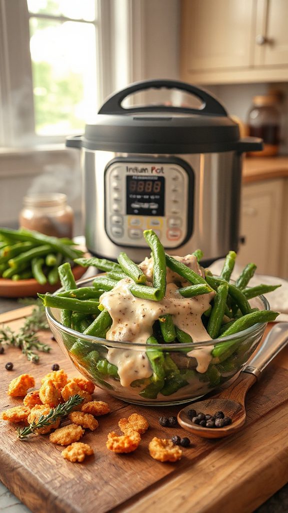 pre cooked green bean casserole