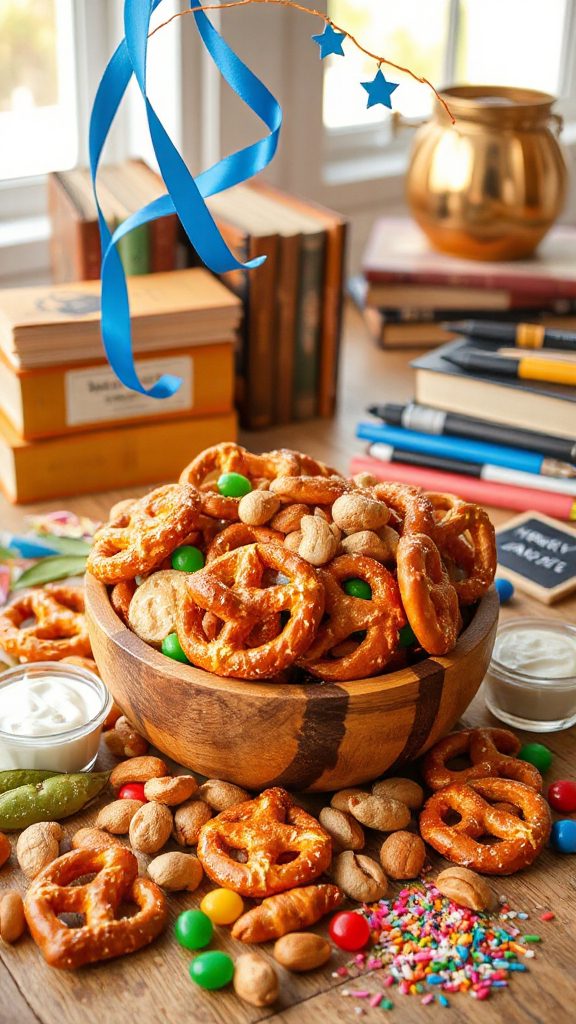 pretzel snack mix recipe