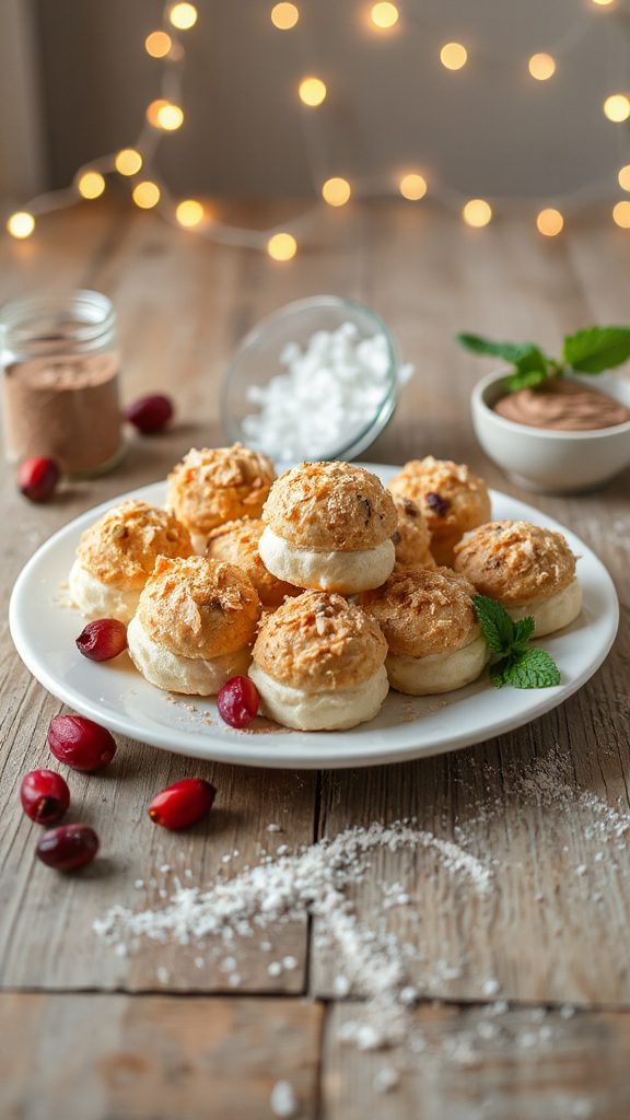 protein packed coconut macaroons
