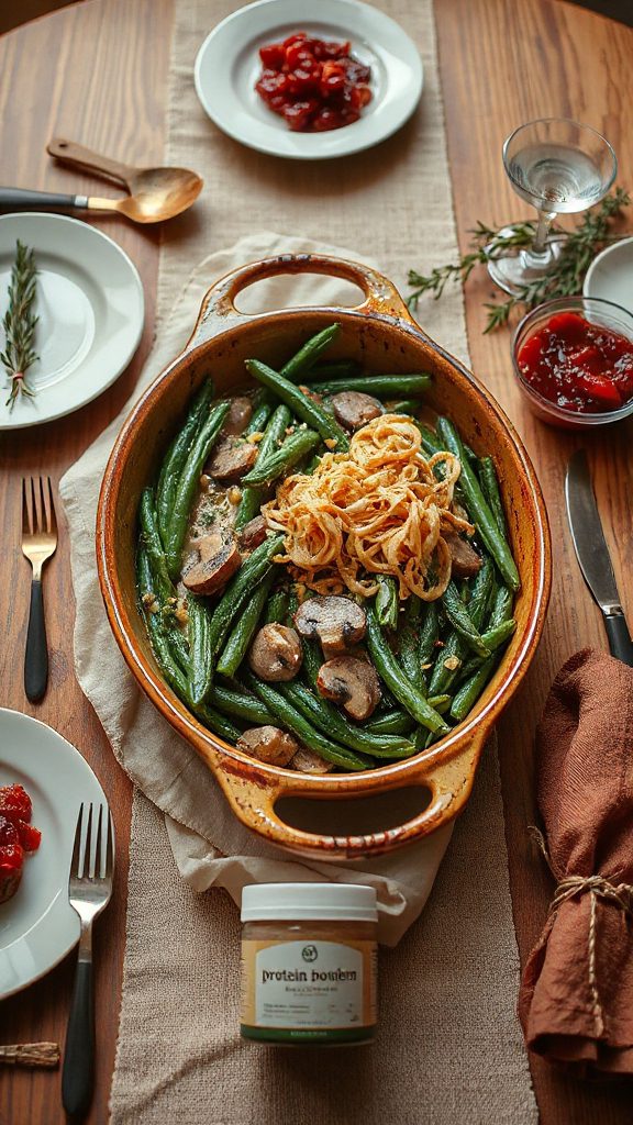 protein rich green bean casserole protein rich green bean casserole