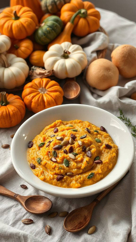 pumpkin and epazote risotto