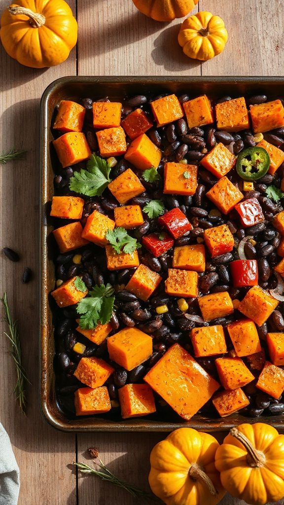 pumpkin black bean chili