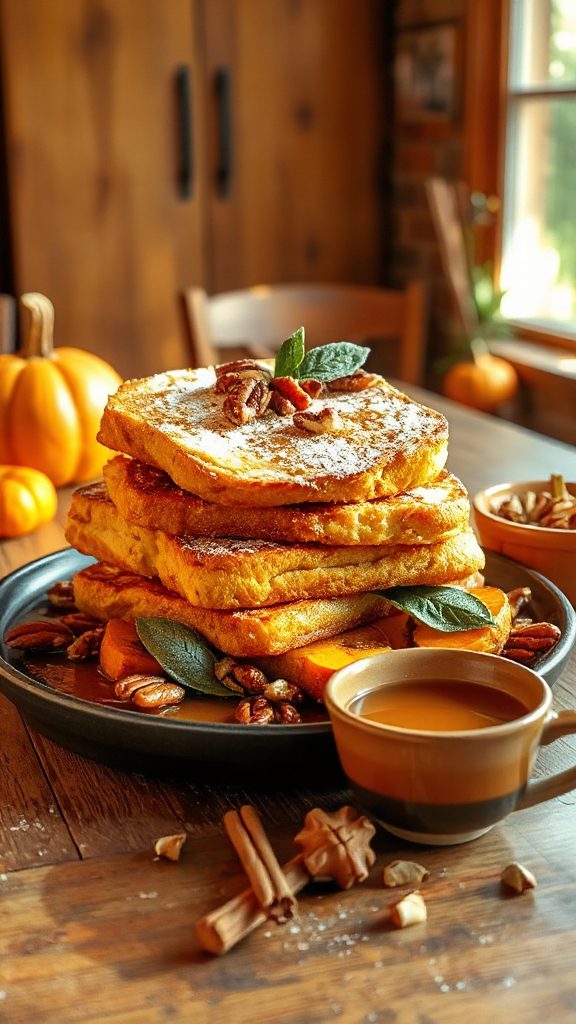 pumpkin brioche breakfast delight