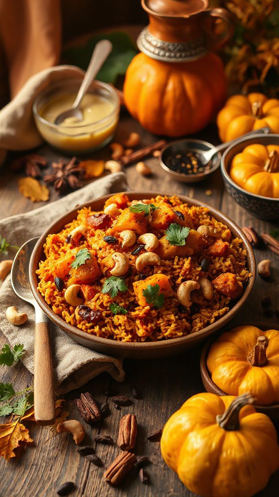 pumpkin cashew biryani recipe pumpkin cashew biryani recipe