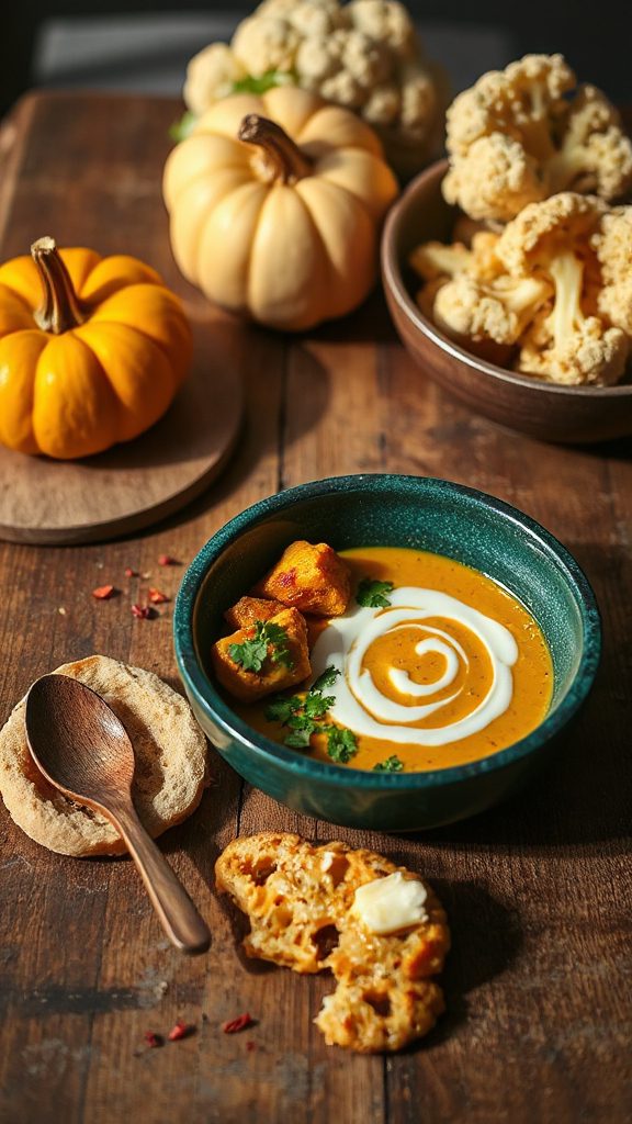 pumpkin cauliflower curry recipe