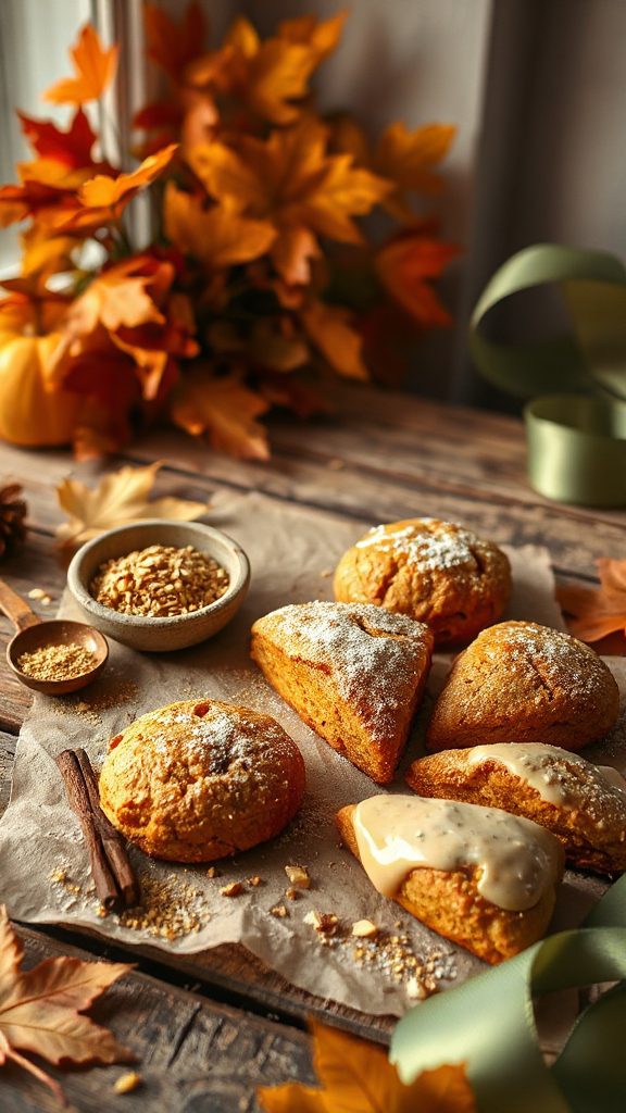 pumpkin chai cardamom scones pumpkin chai cardamom scones