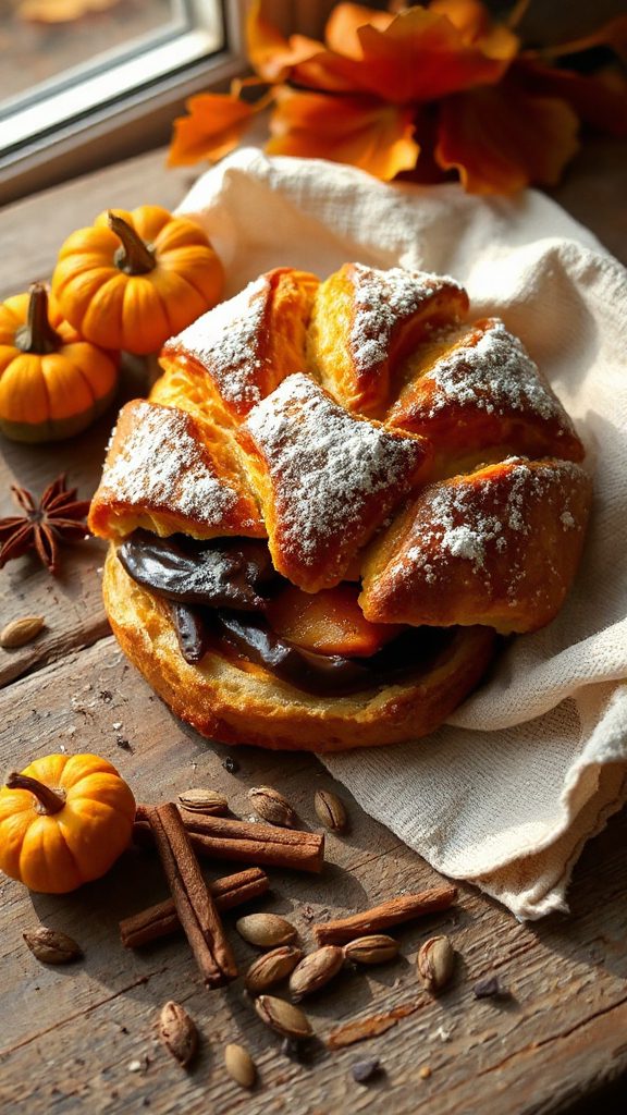 pumpkin chocolate pastry delight