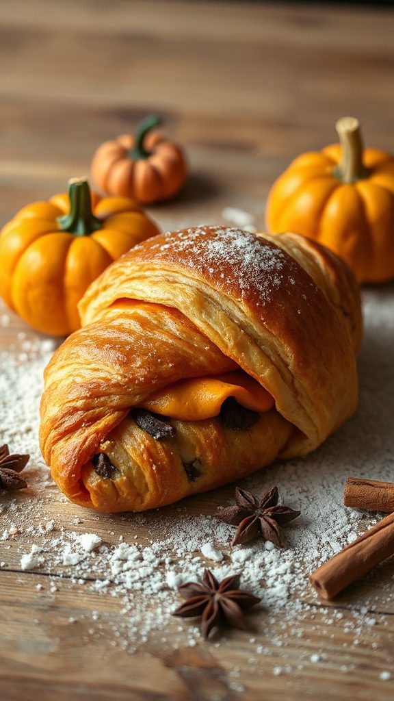 pumpkin chocolate pastry delight