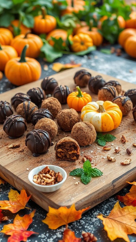 pumpkin chocolate truffles recipe pumpkin chocolate truffles recipe