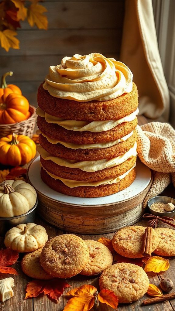 pumpkin cinnamon cookie cake pumpkin cinnamon cookie cake