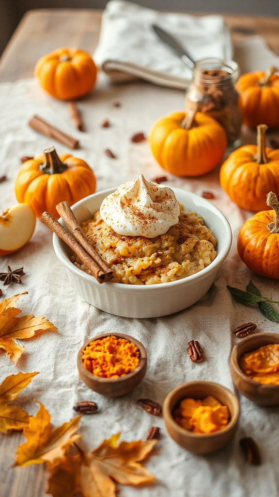 pumpkin cinnamon rice pudding pumpkin cinnamon rice pudding