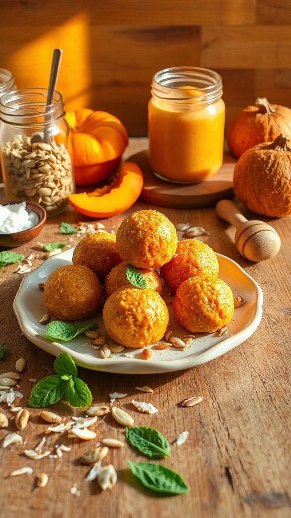pumpkin coconut energy bites pumpkin coconut energy bites