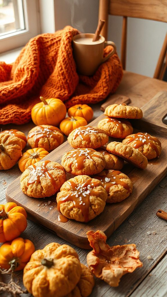 pumpkin cookies with caramel pumpkin cookies with caramel