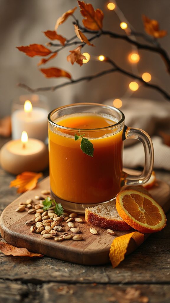 pumpkin coriander hot toddy recipe