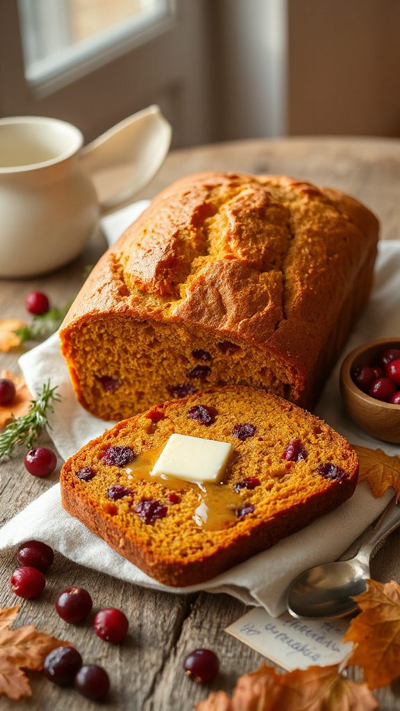 pumpkin cranberry bread recipe pumpkin cranberry bread recipe