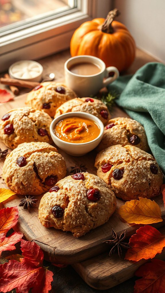 pumpkin cranberry scone recipe
