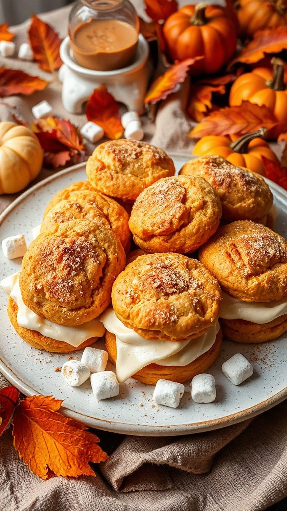 pumpkin cream cheese biscuits