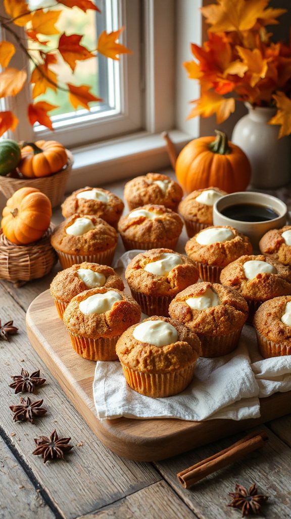 pumpkin cream cheese muffins pumpkin cream cheese muffins
