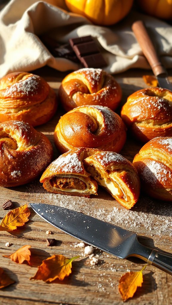 pumpkin cream cheese pastry