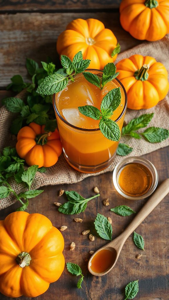 pumpkin fenugreek maple mojito