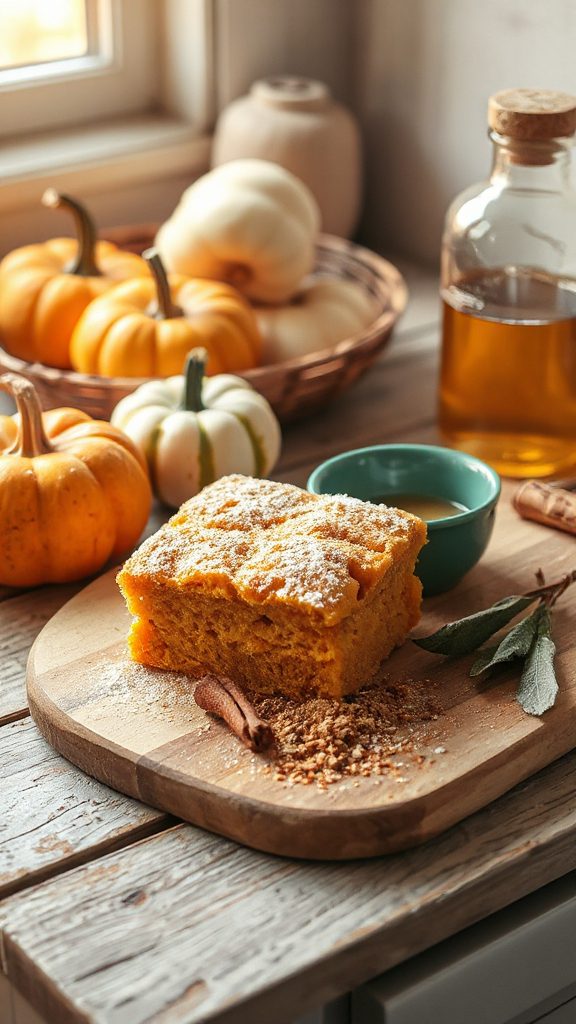 pumpkin flavored marshmallow treat