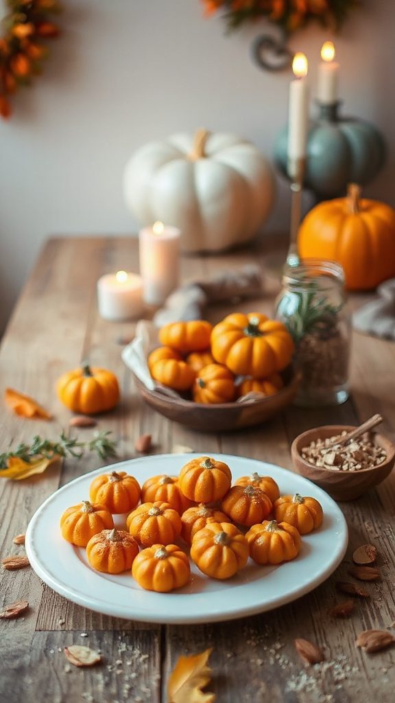 pumpkin flavored marzipan candies pumpkin flavored marzipan candies