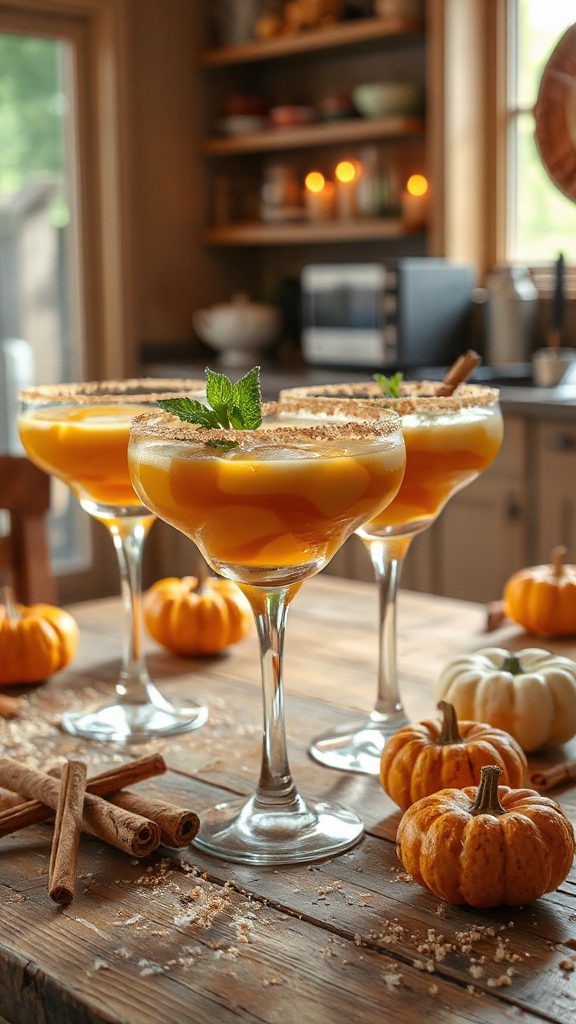 pumpkin infused caramel cocktail delight