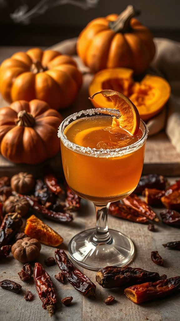 pumpkin mezcal daiquiri delight