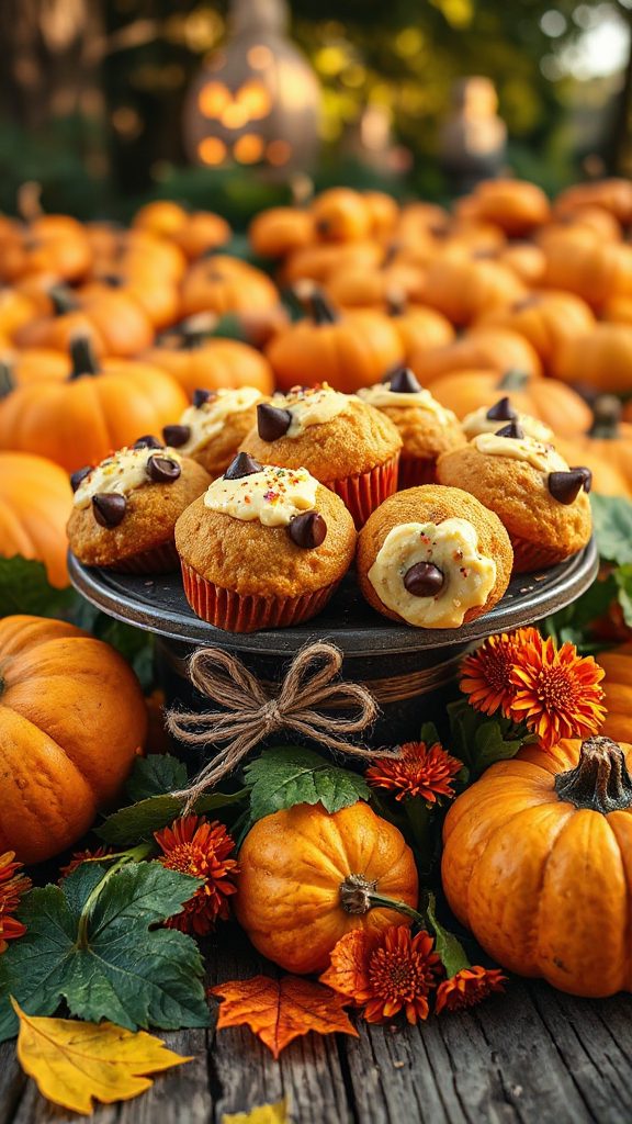 pumpkin muffins with spices