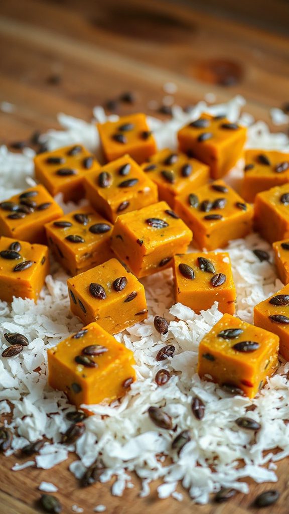 pumpkin nigella seed toffee