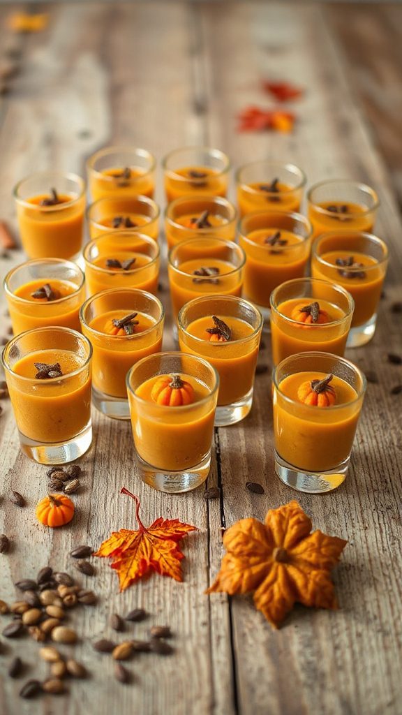 pumpkin nigella toffee shots