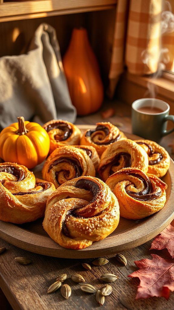 pumpkin nutella pastry delight