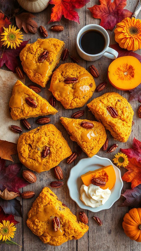 pumpkin pecan scones recipe