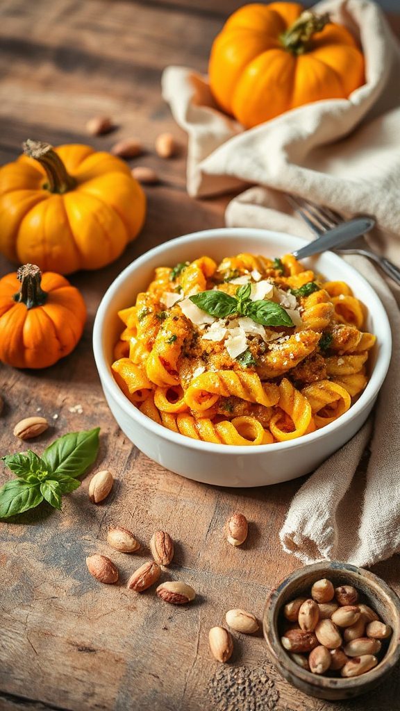 pumpkin pesto pasta recipe