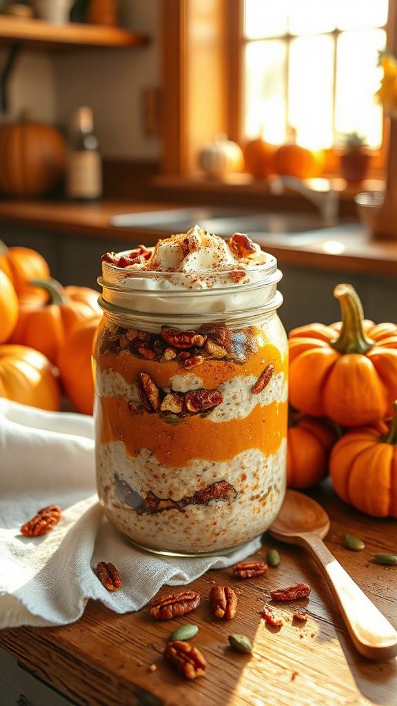 pumpkin pie breakfast oats