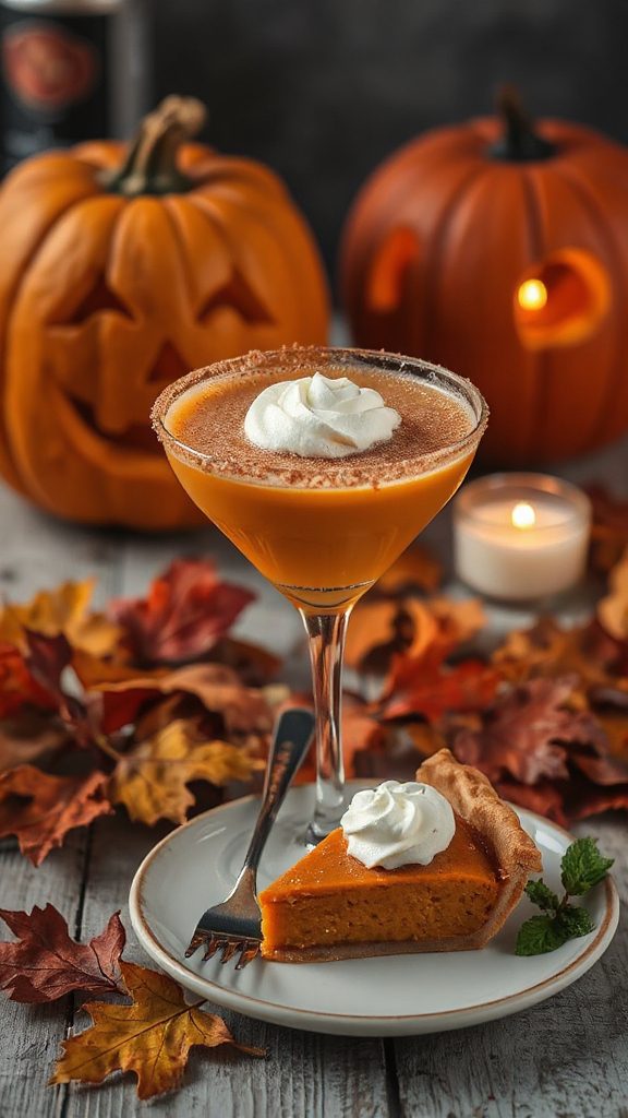 pumpkin pie cocktail delight