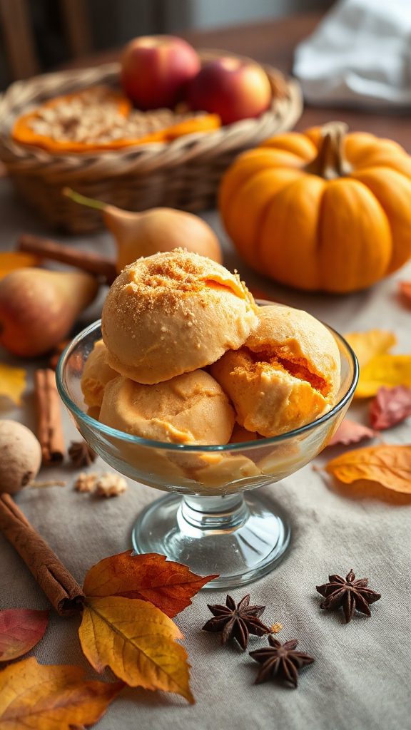 pumpkin pie flavored ice cream