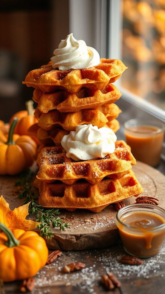 pumpkin pie flavored waffles pumpkin pie flavored waffles