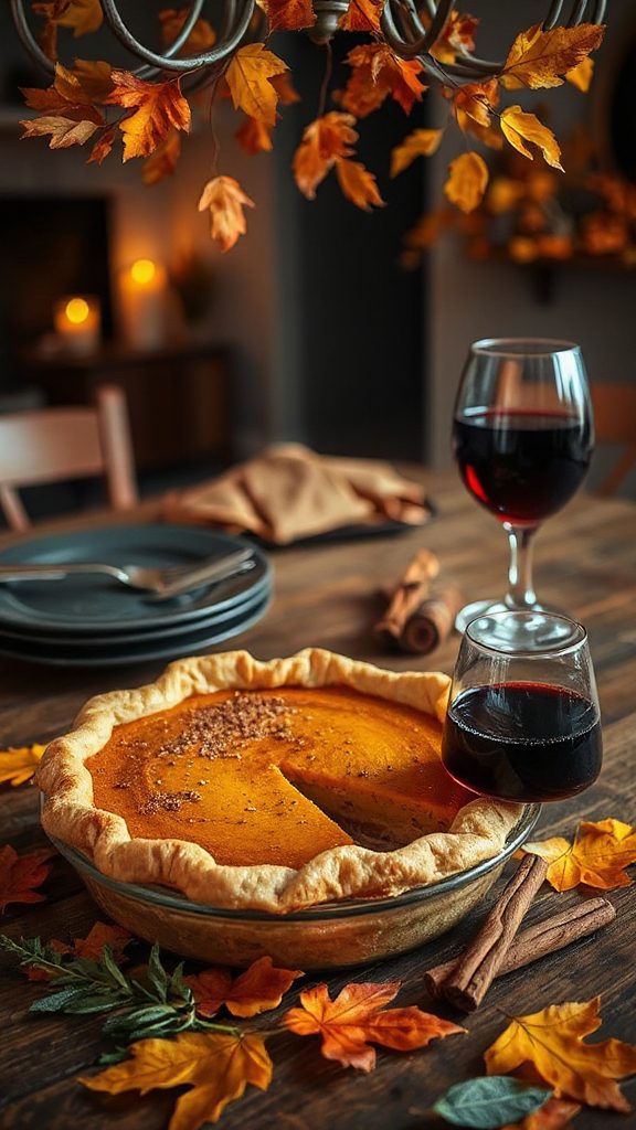 pumpkin pie with port